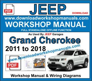 Jeep Grand Cherokee 2011 to 2018 Service Repair Workshop Manual